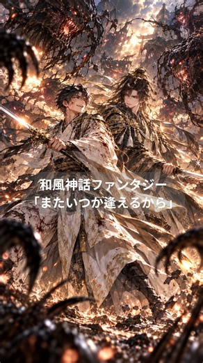 「またいつか逢えるから」｜雷神と風神、二柱の神の物語【鳴神綺譚】｜推しと生きるStory｜シーン10｜推しチャ #ショートドラマ #ai小説 #ai動画