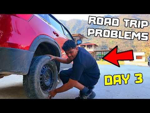 Pahado Me Tire Puncture Ho Gaya | Uttrakhand Day 3