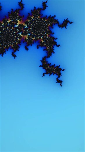 600,000,000,000x Into the Mandelbrot Set's Frozen Scepters #Shorts