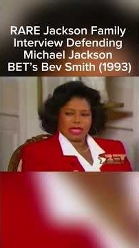 RARE Jackson Family Interview Defending Michael Jackson | BET’s Bev Smith (1993)