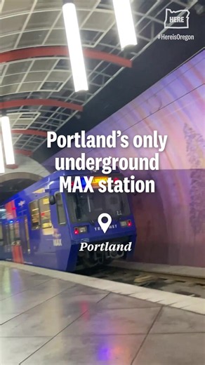 Deep within Portland’s West Hills, MAX trains stop at a station filled with millions of years of geological history. Video by Sean Sterling / The Oregonian | OregonLive #MAX #WashingtonCounty #MultnomahCounty #Geology #Commute #Portland #WashingtonPark #OregonZoo #WorldForestyCenter #Trains