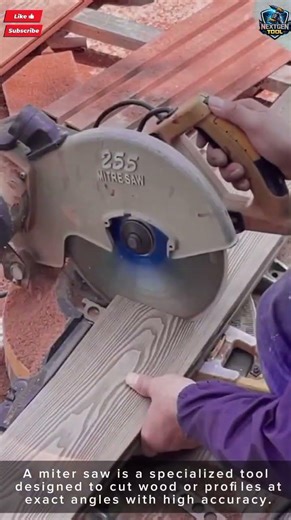 How to Use Miter Saw, Precise & Clean Cuts for Wood Construction Work#tool