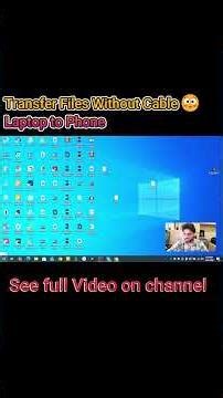Transfer Files Without Cable 😳 Laptop to Phone (Super Fast Method)