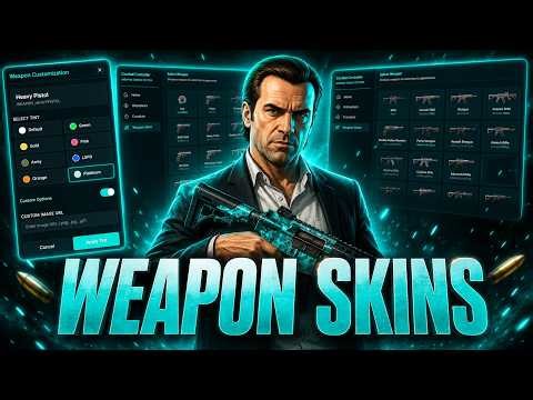 FREE FiveM Weapon Skins System | ESX/QBCore/Qbox | ORIVON SCRIPTS