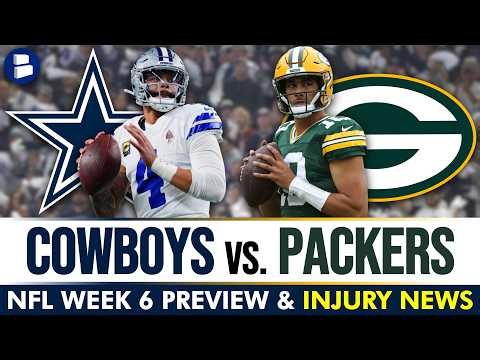 Cowboys vs. Packers Preview, Prediction, Injury News, CeeDee Lamb, Micah Parsons | NFL Week 6