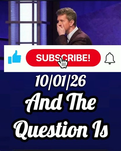 Final Jeopardy Spoiler 10/01/26