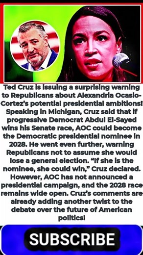 Ted Cruz warns Republicans: AOC "could win" the White House in 2028