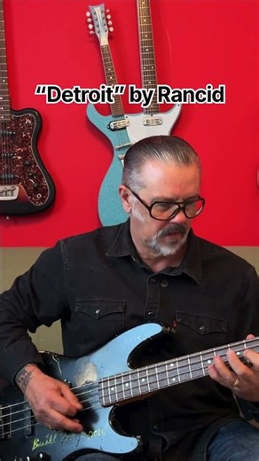 “Detroit” by Rancid #bass #playthrough #playalong