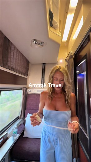 Traveling on the @Amtrak Tampa to Charlotte NC #amtrak #charlottenc #travel #traintravel #momoftiktok