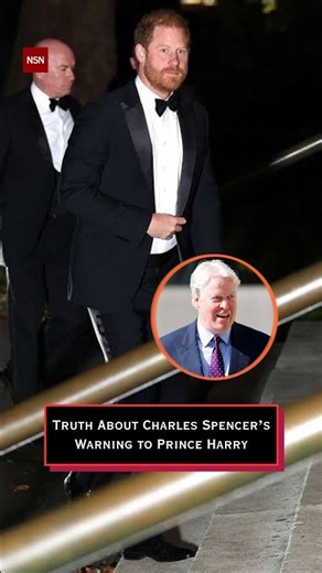 The Truth About Charles Spencer’s Warning to Prince Harry #charlesspencer #princeharry #royalnews