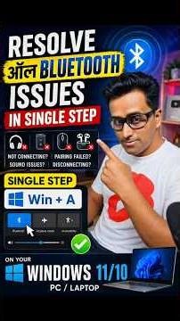 Bluetooth Device Troubleshooting on Windows 10 & 11 PC & Laptop💻 ✅ #windows #troubleshooting #pc