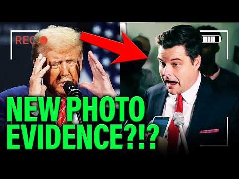 Trump HIDES as Gaetz Proves the Case Against him for Sex Trafficking by Posting Photo evidence??