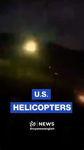 US army helicopters attacking Venezuela’s Fort Tiuna military base