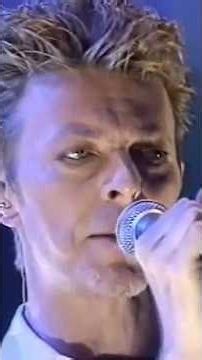 David Bowie sings his iconic song Hallo Spaceboy in 1995 pt4