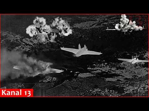 In first, Ukrainian interceptor UAVs destroys Russian “Gerbera” drone