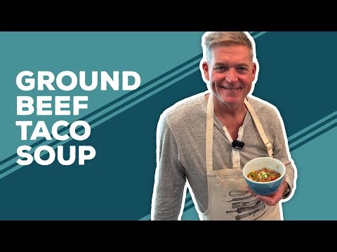 Love & Best Dishes: Ground Beef Taco Soup Recipe | Ground Beef Recipes for Dinner