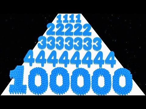 Crowd Number Run 3D vs Merge 2048 Race Ball Game - All Level Gameplay Android, iOS New Update