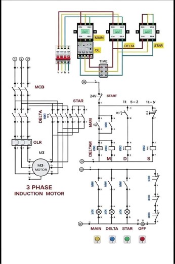 “Star Delta Starter Explained in 60 Seconds ⚡”“3 Phase Motor Wiring Made Easy 🔥”