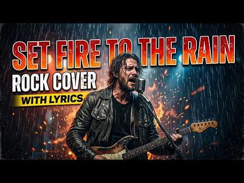 Adele Set Fire To The Rain Rock Cover