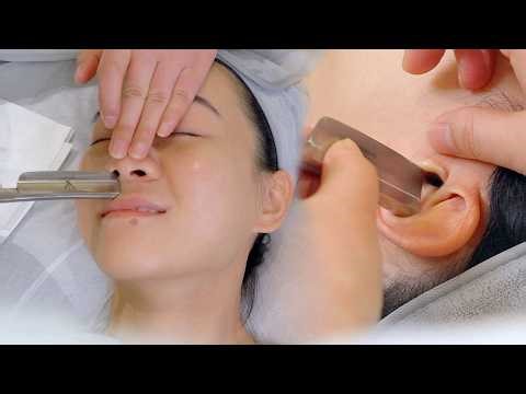 ASMR Chinese Women-Only Barbershop | Knife-Edge Massage, Ear Cleaning & Inner Ear Shaving