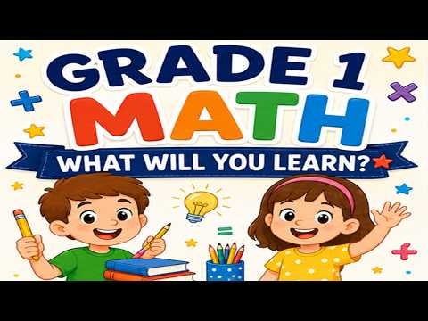 Grade 1 Math: What Will You Learn? | Complete Math Topics for 1st Grade