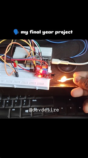 I Built a Fire Detection Alarm with ESP32 🔥 | OLED Display + Voice Warning + LEDs