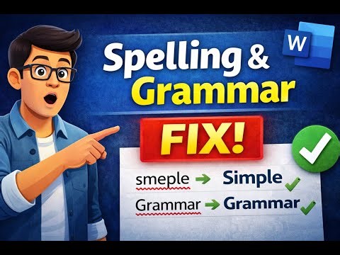 MS Word Spelling & Grammar Check ಕನ್ನಡದಲ್ಲಿ Step-by-Step