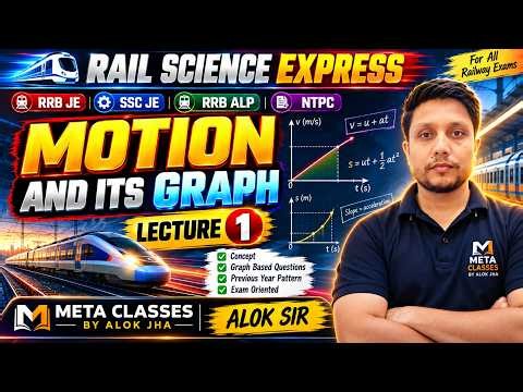 🚆 Motion and Its Graph | Lecture 1 | Alok Sir | RRB JE, SSC JE, ALP & NTPC | Rail Science Express