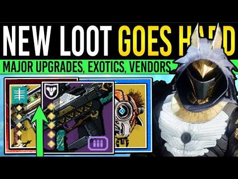 Destiny 2 Has INSANE NEW LOOT! - Armor Sets, Exotic Loot, NEW Weapons, 25 Catalysts, Crafting Boost