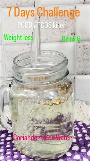 Day 6 / 7 Days Challenge PCOD PCOS Killer Weight Loss Drink #shorts #homemade #viral #trending