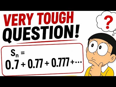 4. 7 + 0.77 + 0.777 + … = ? 🤯 | Only Smart Students Can Solve This! 🧠