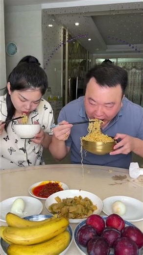 My silly husband wanted me to eat wasabi, so I made him eat it himself.