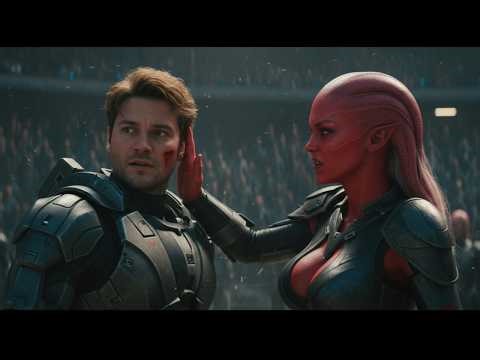 Fearsome Alien Warrior Blushed When the Human Complimented Her—But Her Slap Echoed Across the Arena