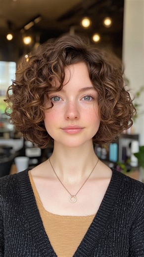 💫 34 Stylish Curly Bob Hairstyles for Any Occasion Bouncy curls, effortless shape, and perfect style for day or night ✨💇‍♀️ #CurlyBob #CurlyHairStyle #BobHaircut #HairInspo #ChicHair | Fashion With Ali