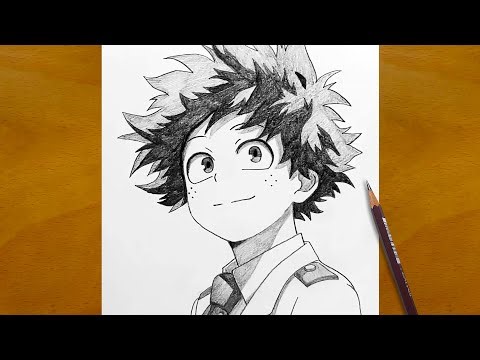 Drawing Deku (Izuku Midoriya) Tutorial | Beginner Friendly