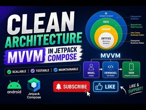 Clean Architecture + MVVM in Android (Jetpack Compose)