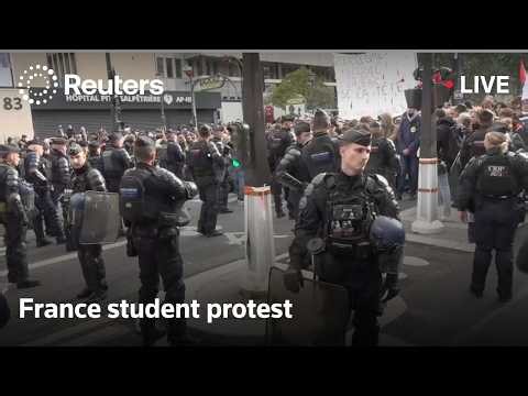 LIVE: Students in Paris protest for better school conditions