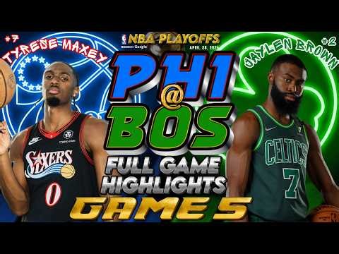 Boston Celtics vs Philadelphia 76ers Full Game 5 Highlights - April 28, 2026 ｜#nba #nbaplayoffs