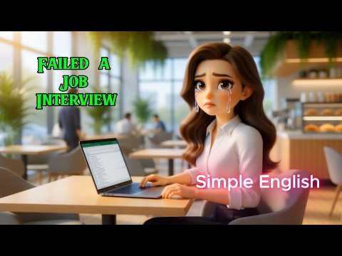 I Failed My Job Interview (Simple English Conversation)