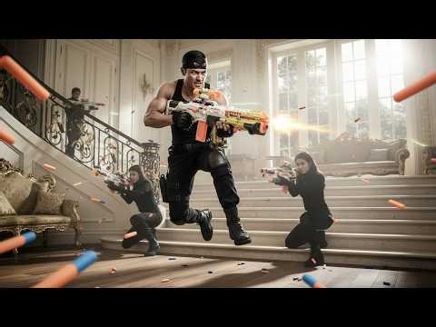 LTT NERF WAR : Hero SEAL X Disrupts The Viper Vixens' Nerf Guns Crime Arsenal