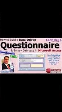 How to Build a Data-Driven Questionnaire & Survey Database in Microsoft Access