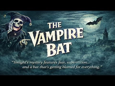 The Vampire Bat (1933) — AI Colorized Pre-Code Horror Classic