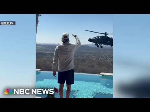 Hegseth reverses Army suspension of aircrew who flew helicopters near Kid Rock's home