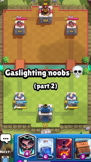 Gaslighting another player (electro wizard) #clashroyale #tiktok #viral #fyp #video