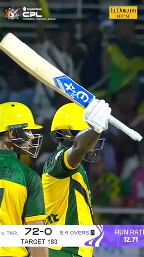Kirk McKenzie brings up an INSANE 19-ball fifty! 🇯🇲