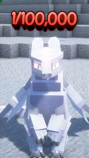 Light Fury Variants in How to Train your Dragon in Minecraft! #shorts