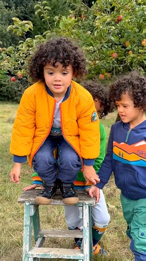 Awakening the wild, @identical_triplet_mama and her little ones are ready for adventures in our autumn winter collection | Frugi Organic Cotton Clothes