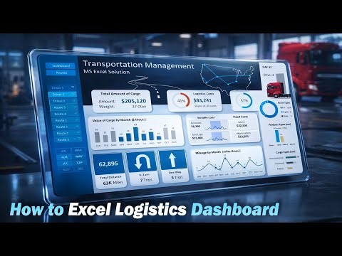 How to Build Excel Map Chart for Logistics Dashboard Management and Route Optimization