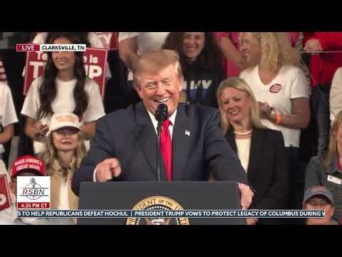 FULL EVENT: President Trump Holds Exciting Clarksville, Tennessee Rally - 10/10/26