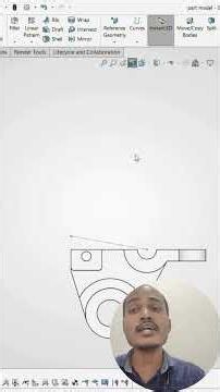 Section view | solidworks tutorial | kaliru.in